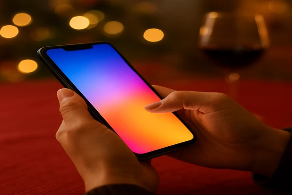 স্মার্টফোন হাতে নিয়ে একজন ব্যবহারকারী ডিজিটাল প্ল্যাটফর্মটি সহজে ব্যবহার করছেন